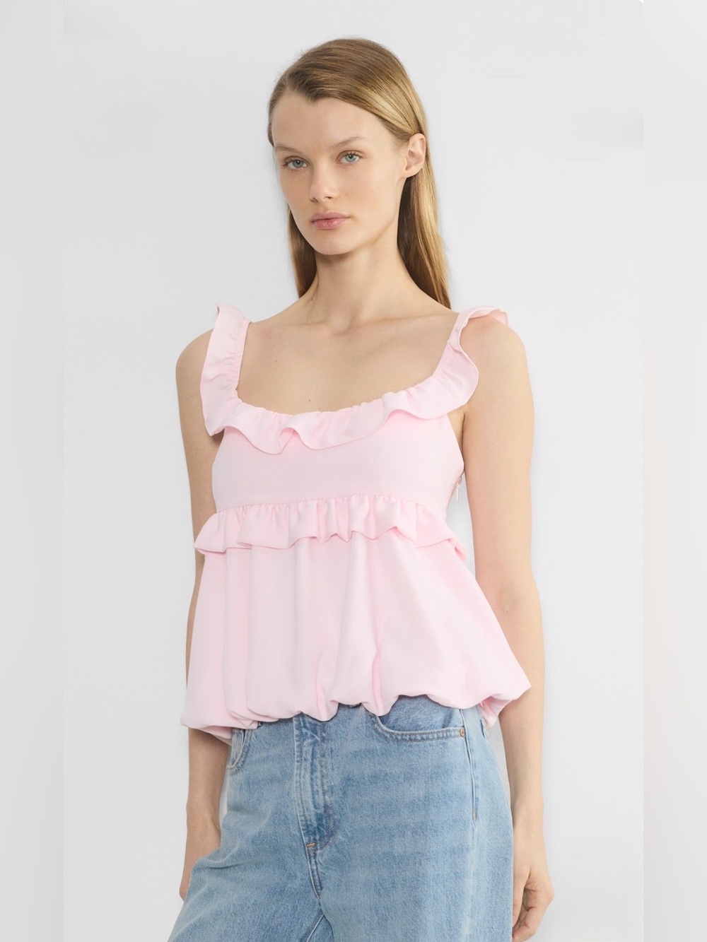 Aritzia Wilfred Freesia Top Pink 2XS